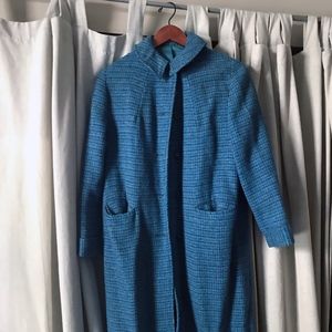 Vintage 100% Scottish Wool Tweed Pea Coat